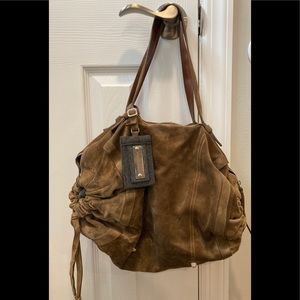 Brunello Cucinelli suede tote bag